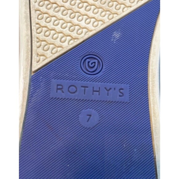 Rothy’s Original Slip On Sneaker Sunshine Honeycomb Yellow Retired Womens Size 7 - Picture 15 of 15
